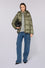 Padded jacket in glossy nylon