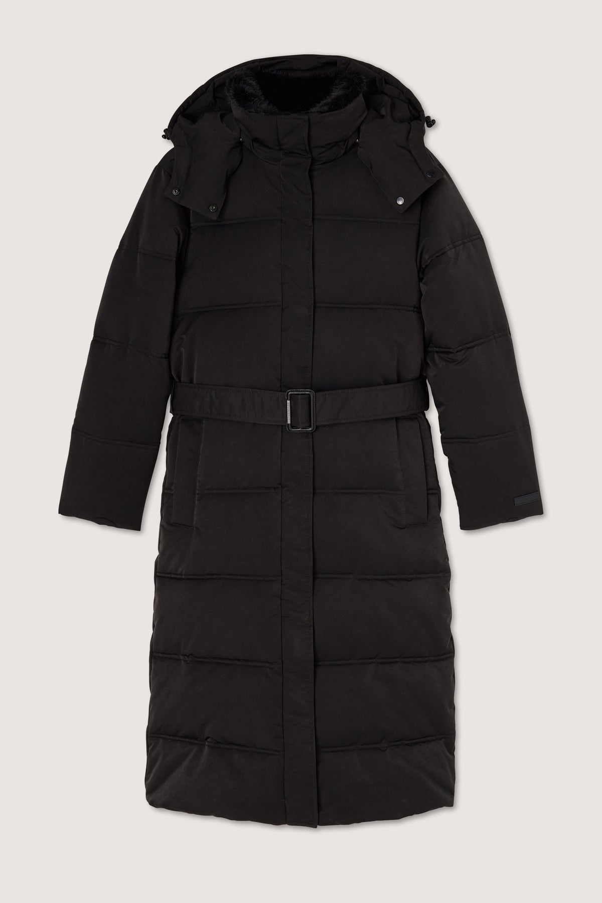 Piumino lungo Sorona con cintura 5|bd9d31755d7bf1bdcbeb9c3f584eb390f7837163d8972e5508371a7f56dc7859