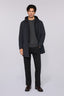 Car coat con cappuccio staccabile in tech poly 1