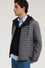 Reversible padded jacket in stretch nylon