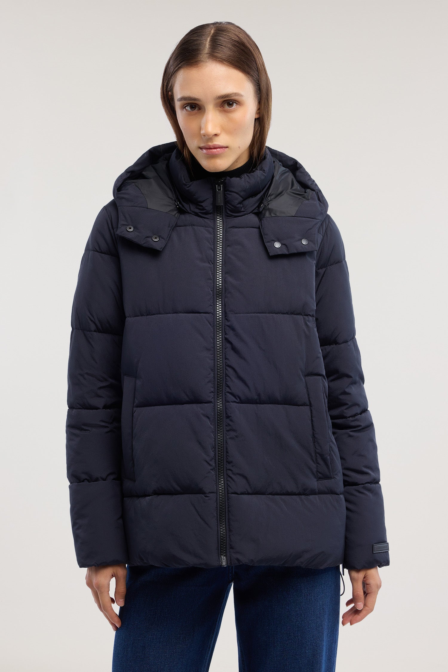 Giacca imbottita linea ad A in nylon cangiante 2|62b4e96c5e6b75d782699dcbc9245a2ce495c7da8731240bb9c4ca6f20a38679