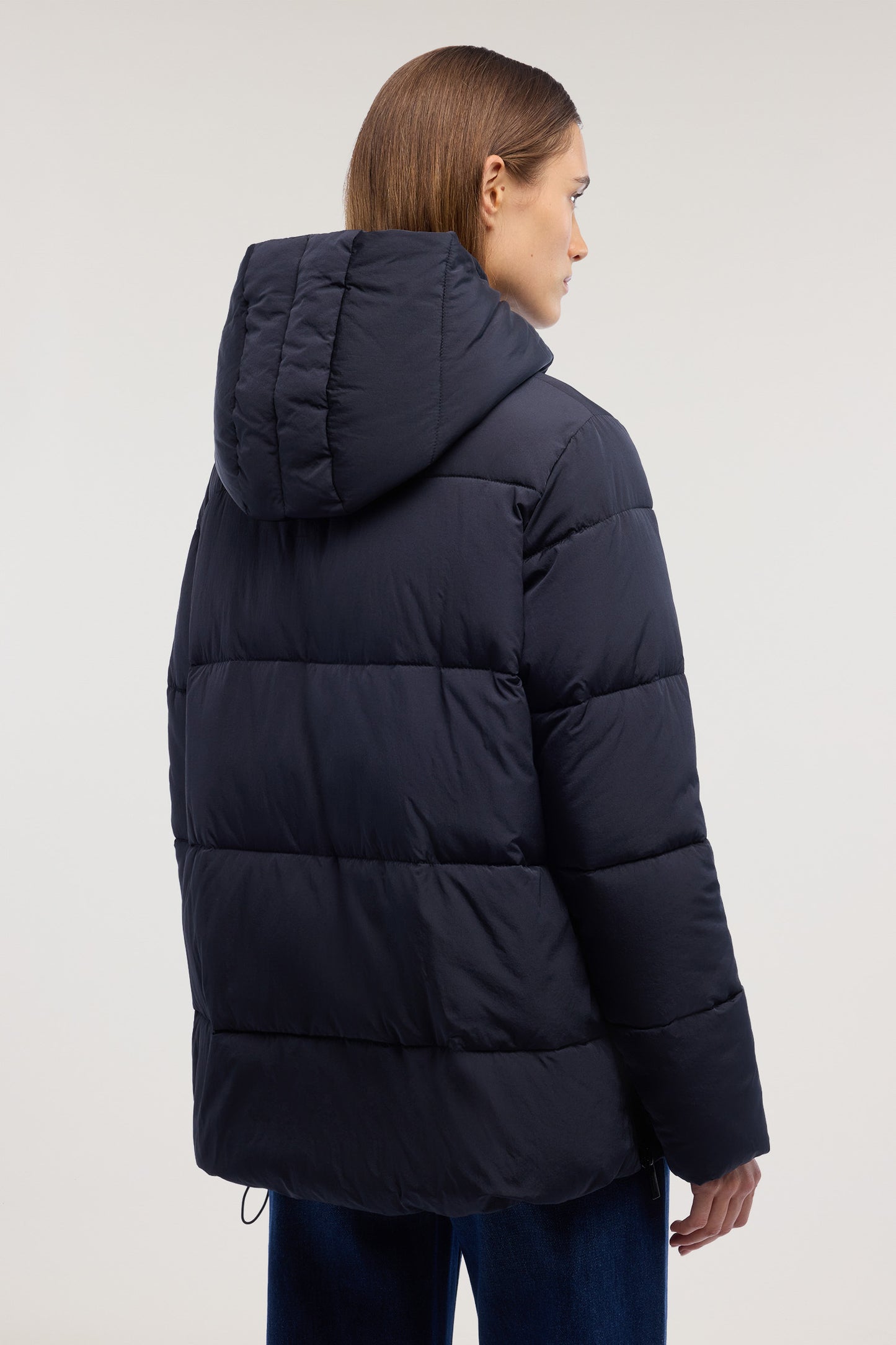 Giacca imbottita linea ad A in nylon cangiante 5|cc65911504b7c4fb2df8d370a2f27e0485fae9c6a81278e9058a9f06068e8f3c