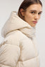 Giacca imbottita linea ad A in nylon cangiante 4