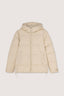 Giacca imbottita linea ad A in nylon cangiante 5