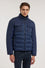 Bi-material padded jacket