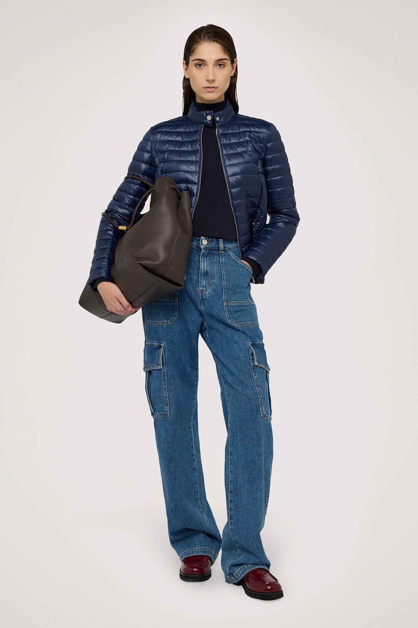 Giacca imbottita in nylon lucido 7|71f7908db8beb5e6d1f713c8b980d0882e31e24ef10fc0aa771cf88994a336e1