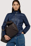 Giacca imbottita in nylon lucido 5