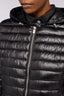 Giacca imbottita lunga in nylon lucido 3
