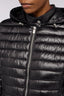 Giacca imbottita lunga in nylon lucido 3
