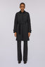 Trench trapuntato in nylon opaco con dettagli 2