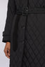 Trench trapuntato in nylon opaco con dettagli 4