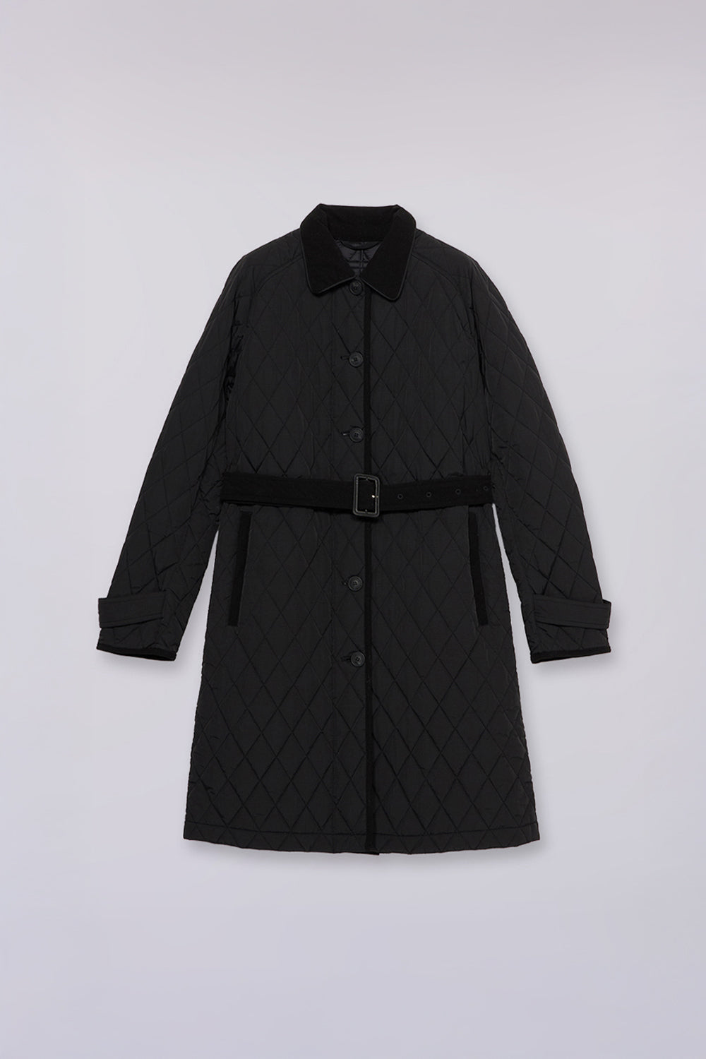 Trench trapuntato in nylon opaco con dettagli 5|1bebd2ef3ea0437596f9d79149deeb352c503eb1a7b0c1b46237881d899fe550