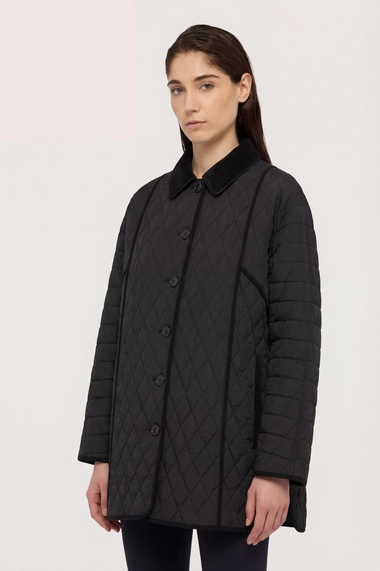 Caban trapuntato in nylon opaco 1|6a983774ec7bd31ca28ee1c627e29046e341983d92ea92a5769157d4cafb3ec4