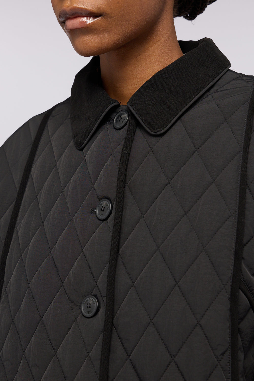 Caban trapuntato in nylon opaco 3|f6eea02f25924e1eb2627baabedac439f081e464b2eb3f1603ceeaf9750dd5f9