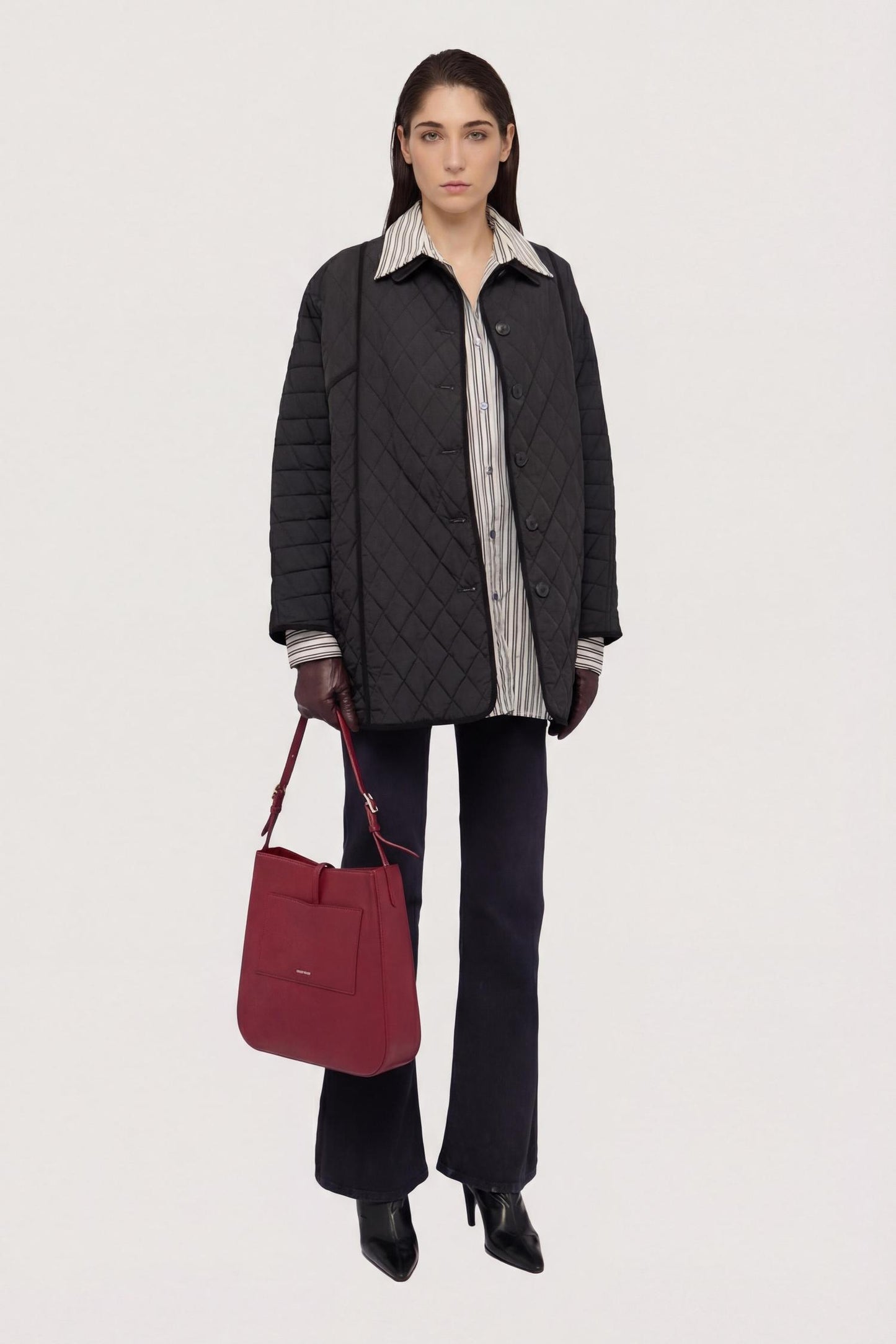 Caban trapuntato in nylon opaco 4|3611211d1eb44c3e698dd49a587ffb166a8c4a424008d58de2fde79e86207bf6