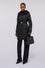 Long padded coat with belt