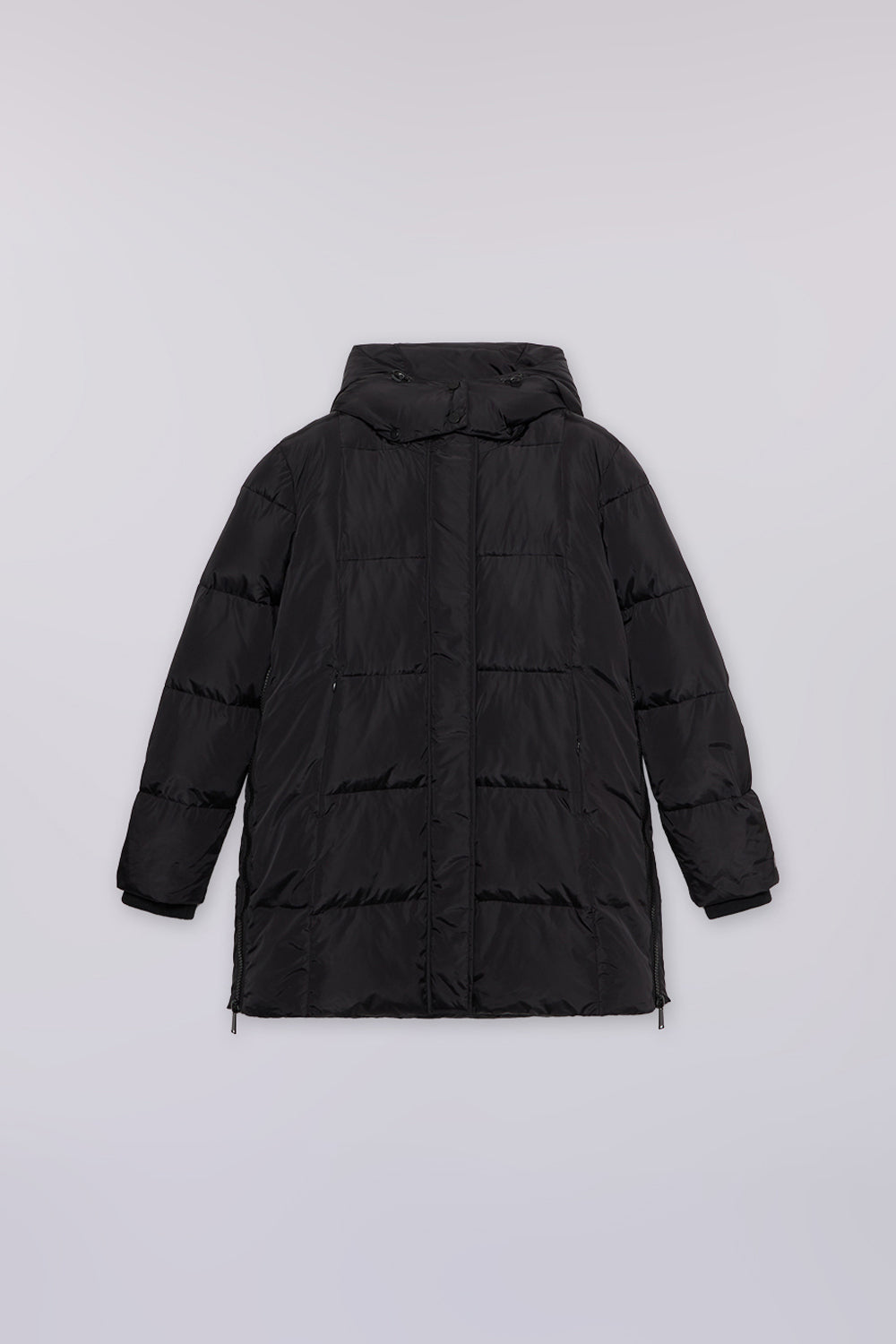 Caban imbottito con cappuccio in nylon 5|07afb16415f36e0ce77af43b9dfdfb1345cd412e4ed8953278ca11d15f59f14b