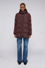 Caban imbottito con cappuccio in nylon 1
