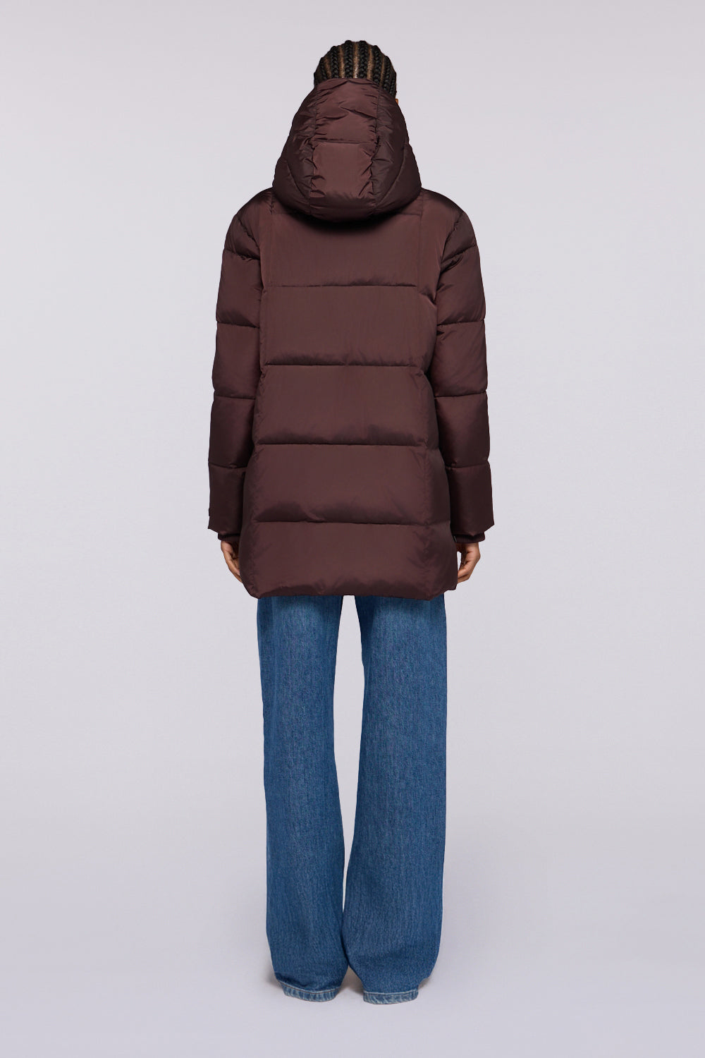 Caban imbottito con cappuccio in nylon 2|e6e229e0bb2cdbe154ded82af5cbb34114ded2b952449fd9934631c241c8b717