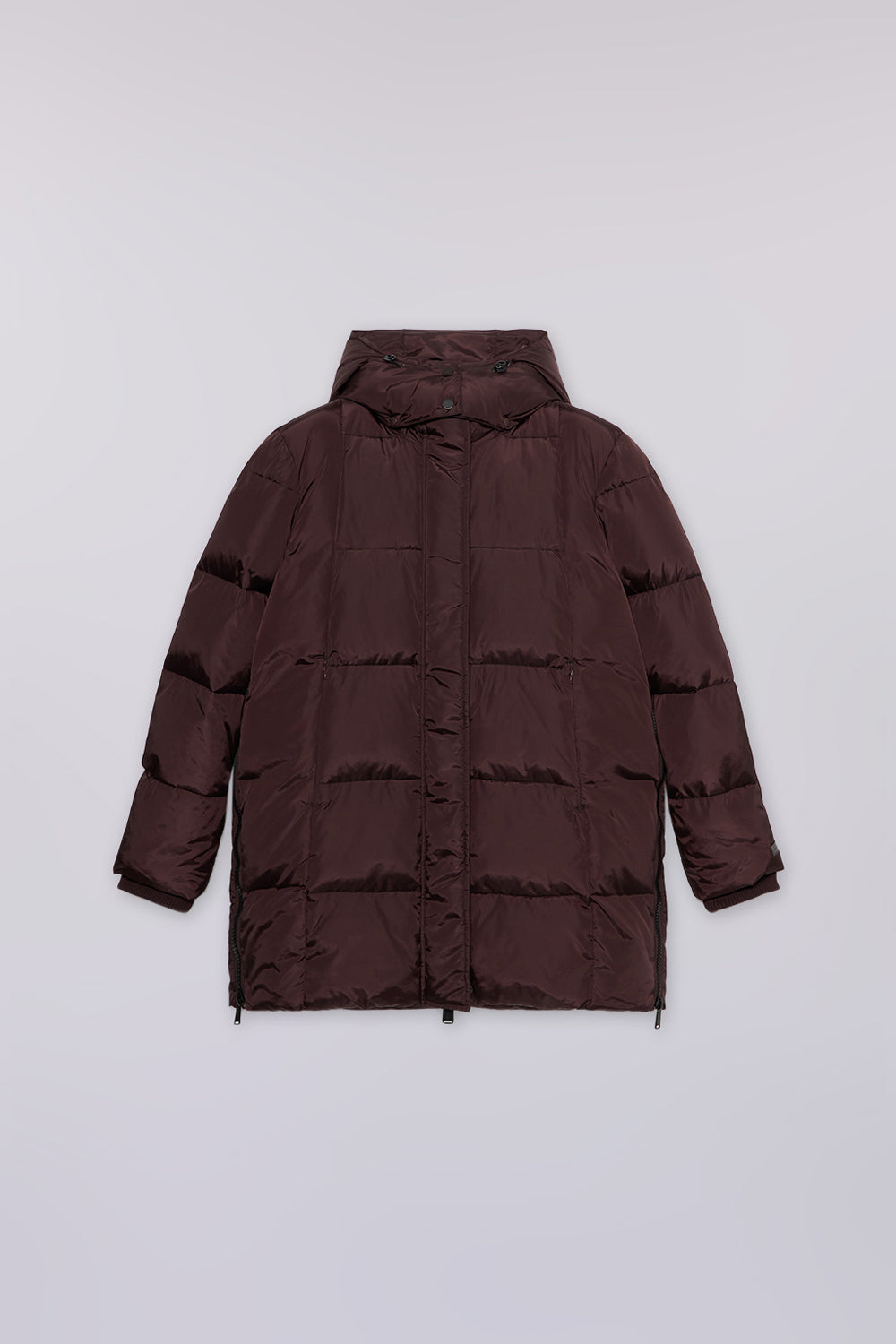 Caban imbottito con cappuccio in nylon 5|044626bbeb2d63c035f87fe324160db1cd443d2e1871c1d0bfa429083c59475f