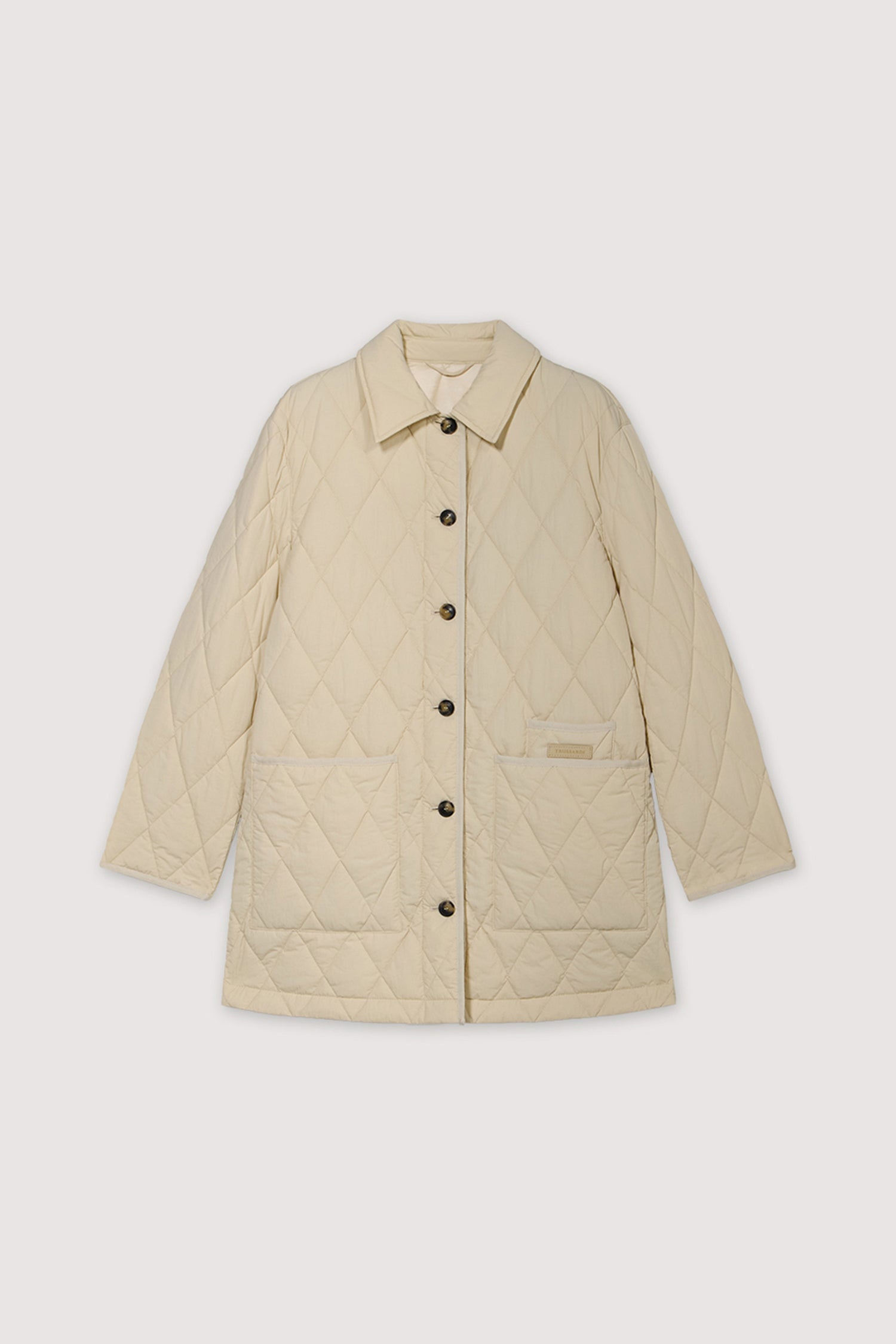 Giacca imbottita lunga in nylon 1|78bdfc0b66d77674f16c8b023b14698ee2c741dc6d9a9a6a9d317fd16549d85d