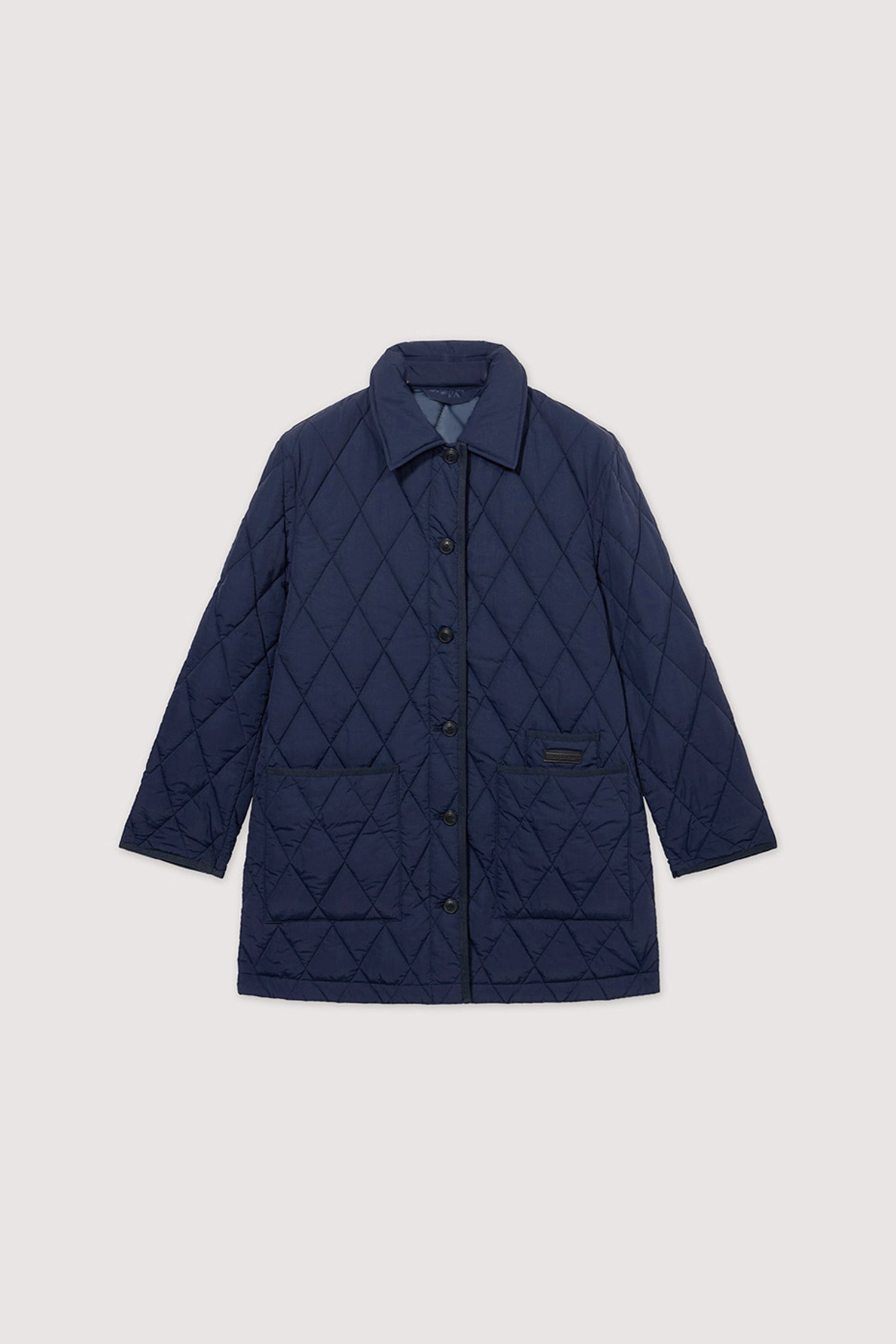 Giacca imbottita lunga in nylon 5|99f2e79a42fd594c97cbc52b1111b47e76c9ab3123b442812c0968cd707fcd1a