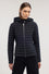 Padded nylon jacket with hood