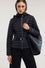 Gesteppte Nylon-Jacke mit Kapuze