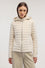 Padded nylon jacket with hood