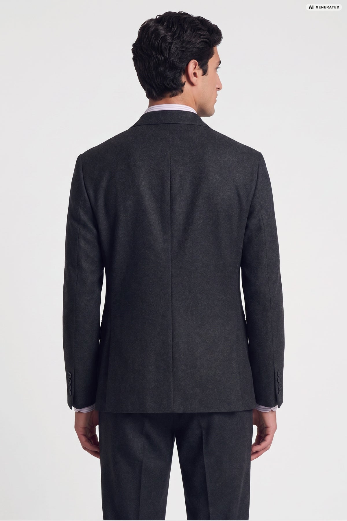 Blazer doppiopetto in flanella