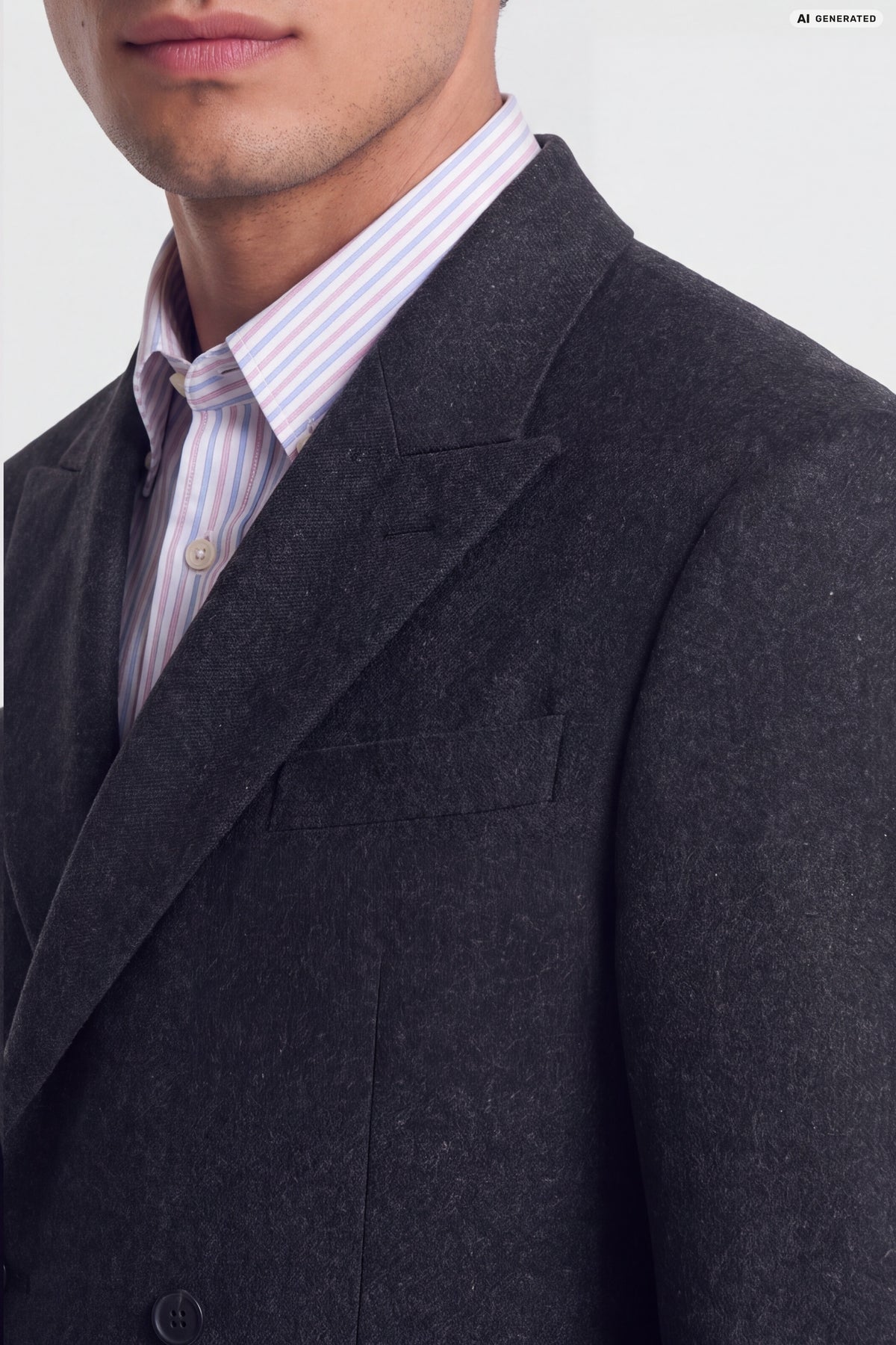 Blazer doppiopetto in flanella