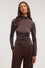 Wool jersey turtleneck sweater