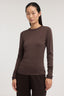 Maglia in jersey di lana con bordi a costine 5