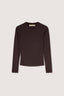 Maglia in jersey di lana con bordi a costine 4