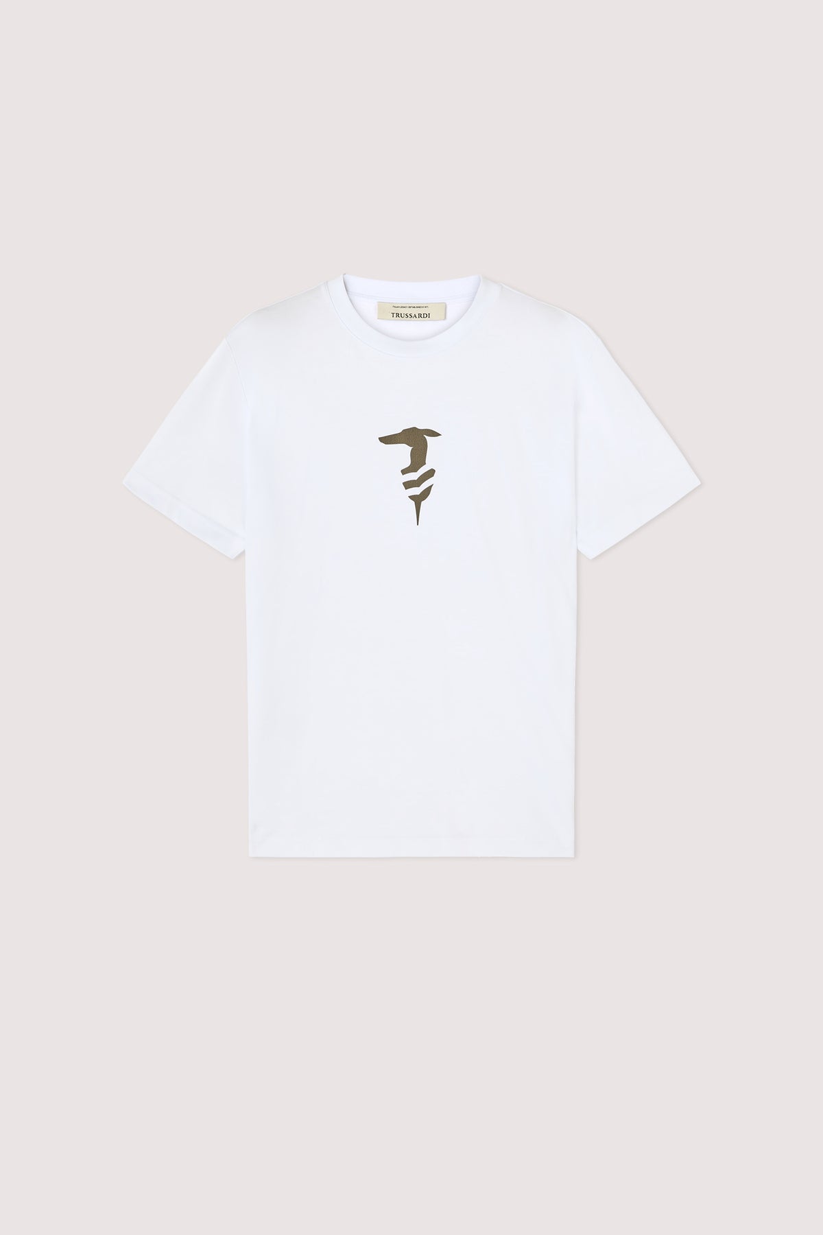 T-shirt in jersey di cotone con stampa 5|1fe3238e0da1b936f1e4f6be5e5f12b87304ee6dc6d8659fe09c4355622d7a88