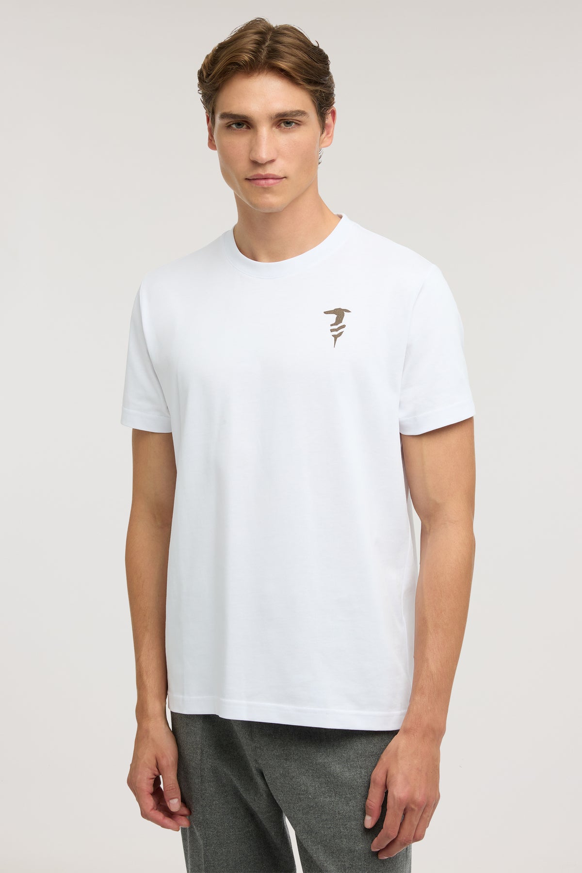 T-shirt relaxed fit con stampa levriero in jersey 1|1732130146ab0376234b1416db9f468c54eb9124b8c9ac0d09d9c7edb4da90dd