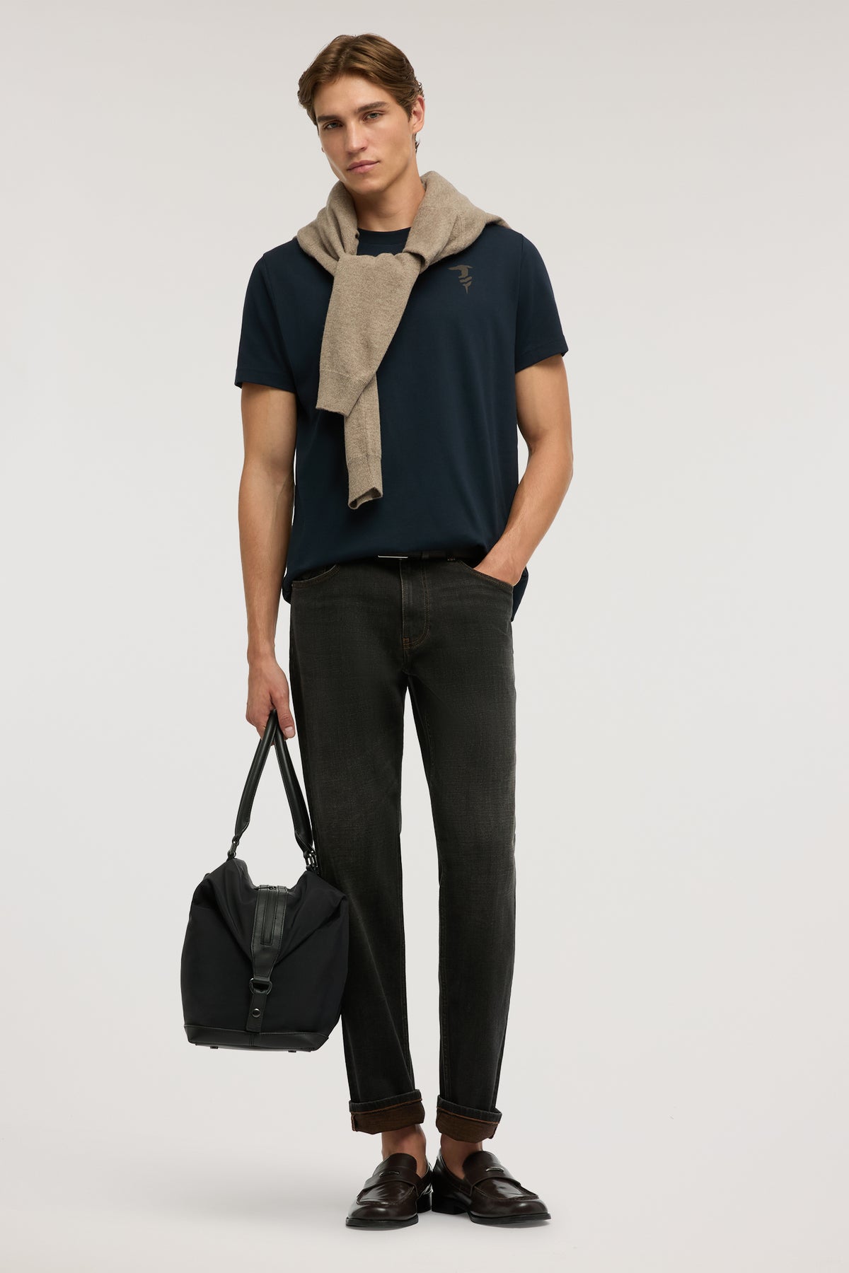T-shirt relaxed fit con stampa levriero in jersey 5|006c6f20b4ca703a09bde07432cefb62e739b71d761ef0dc67f444935690d730
