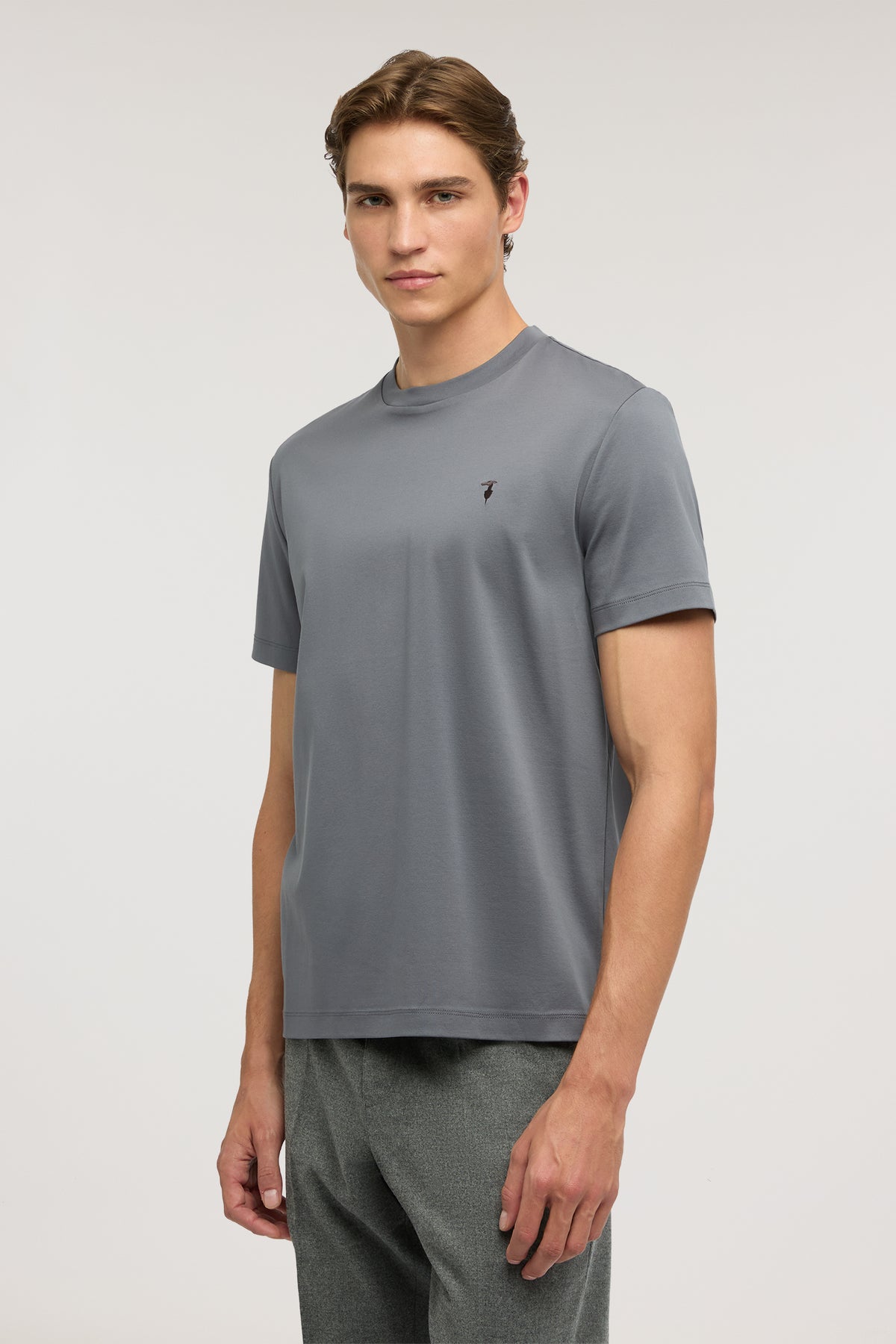 T-shirt regular fit in jersey mercerizzato 1|411c67a4f939ea75303fbadb6f1883380321515bb4b4de0aecf4a8aea6283afe