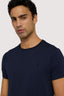 T-shirt slim fit in jersey con ricamo 3