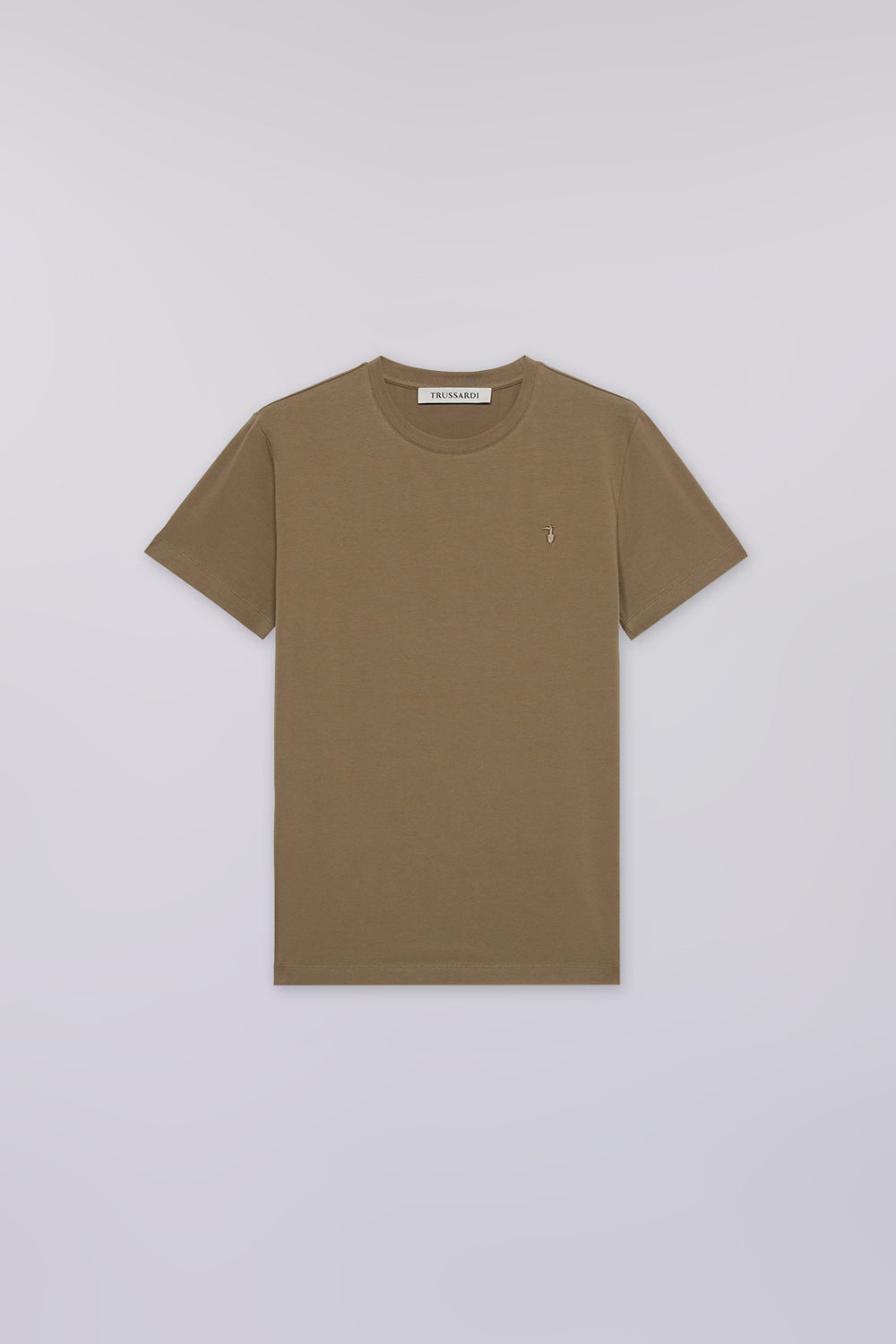 T-shirt slim fit in jersey con ricamo 1|eb440060691f94a3b95d00c189ba7bf27325a12a8e75b23ca5e1cdf6e79cbd20
