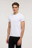 Slim-fit stretch jersey T-shirt with embroidery