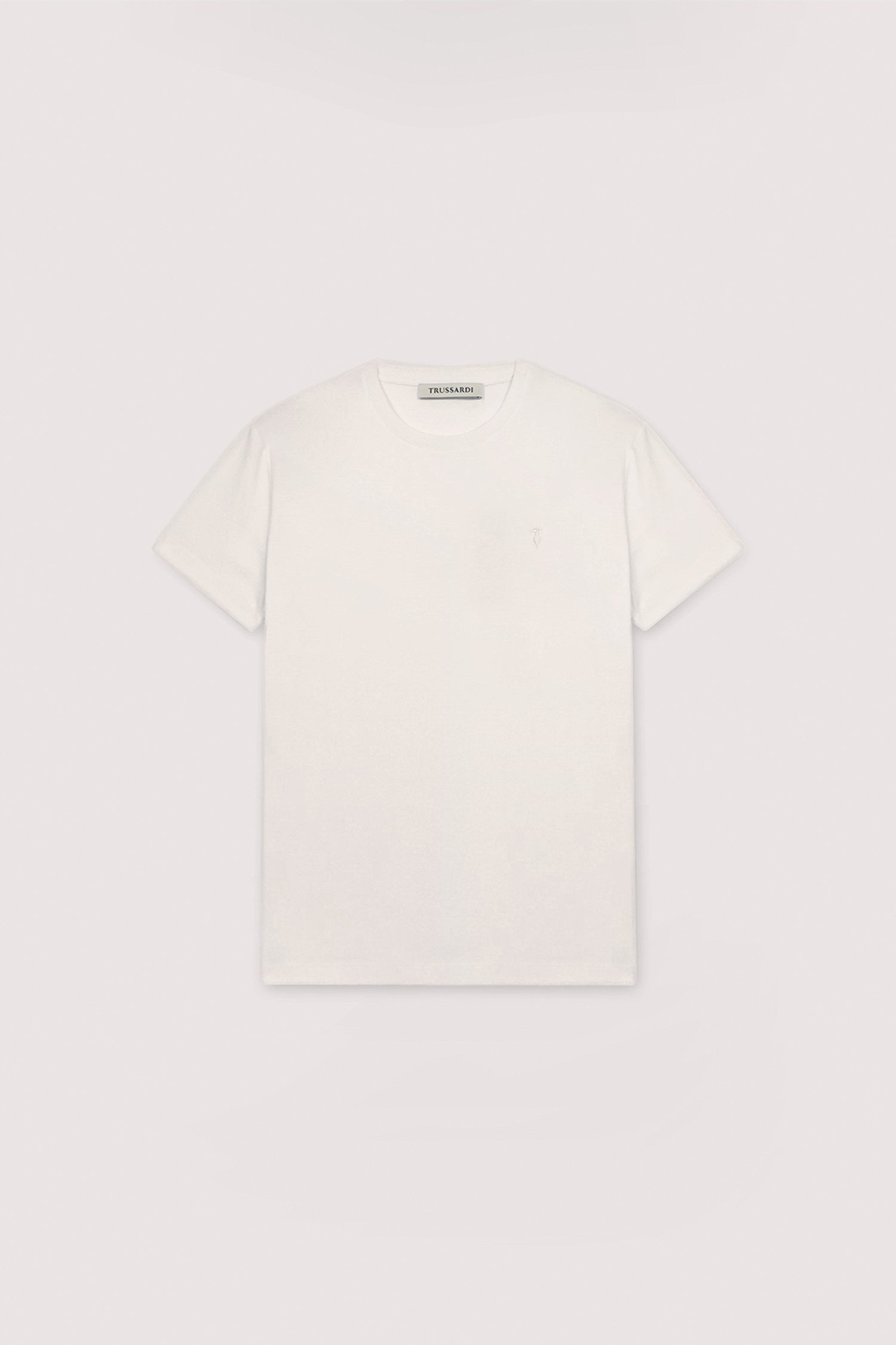 Slim-Fit T-Shirt aus Stretch-Jersey mit Stickerei