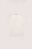 Slim-fit stretch jersey T-shirt with embroidery