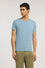 T-shirt slim fit in jersey stretch con ricamo