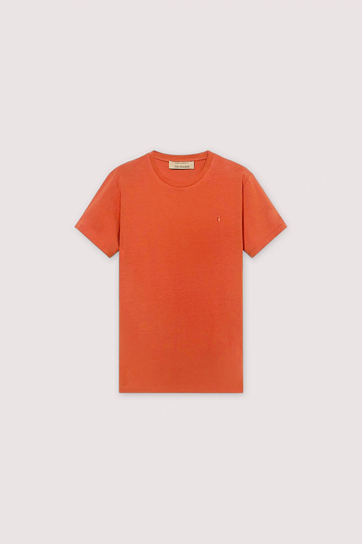 T-shirt slim fit in jersey stretch con ricamo 5|3bf440e50db015dfa0af576f23f697ce37cdfd37a0d1c2f4929b39ee024d671d