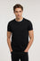 Slim-fit stretch jersey T-shirt with embroidery
