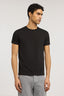 T-shirt slim fit in jersey stretch con ricamo 1