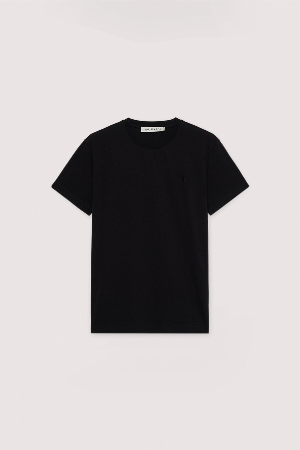 T-shirt slim fit in jersey stretch con ricamo 6|2b6b0d8b54d76edae3c7fdd6a4d97594f589f16db582f7545fc459f8db653a00