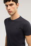 T-shirt slim fit in jersey stretch con ricamo 3