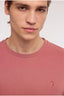 T-shirt slim fit in jersey stretch con ricamo 5